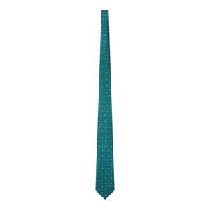 Kiton Men Fabric Tie With Micro Geometric Pattern